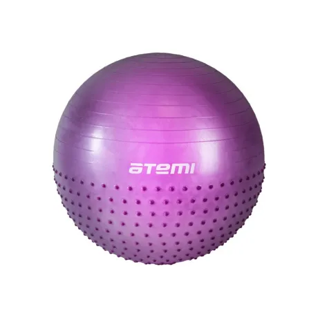Мяч гимнастический полумассажный Atemi, AGB0575, антивзрыв, 75 см