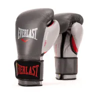 Перчатки тренировочные Everlast Powerlock 12oz сер/красн