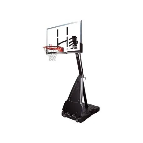 Баскетбольная стойка мобильная Spalding GOLD PORTABLE W/BLACK BASE - 54", ACRYLIC