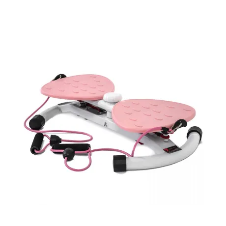 Фитнес платформа DFC "Twister Bow" с эспандерами розовый