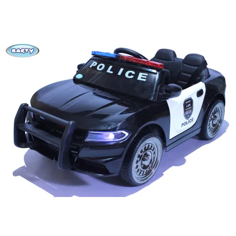 Детский электромобиль Barty Dodge Police Б007OС (черно-белый)