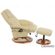 TV-кресло Calviano 20 с пуфом (бежевое, массаж)