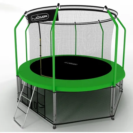 Батут I-JUMP ELEGANT 14FT Green - Фото 4