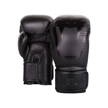 Перчатки боксерские Venum Giant 3.0 Black/Black Nappa Leather