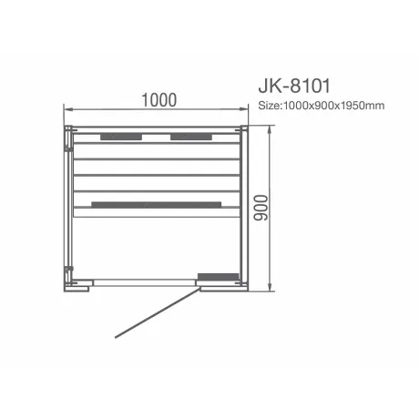 Инфракрасная сауна Kvimol JK-R8101 - Фото 5