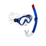 Набор для плавания (маска+трубка) детский Atemi (синий), 24100BE